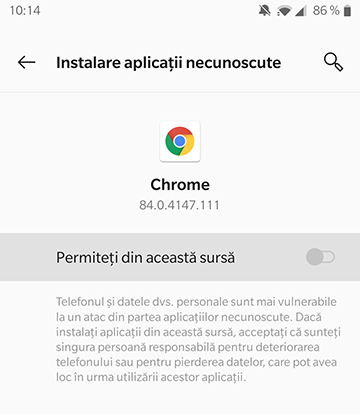 allow install apps