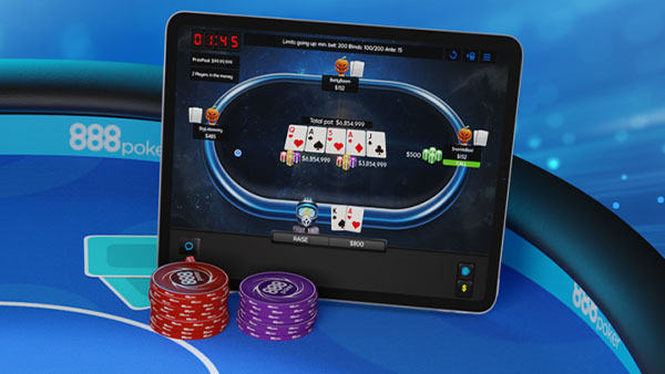 Joacă la 888poker pe iPad