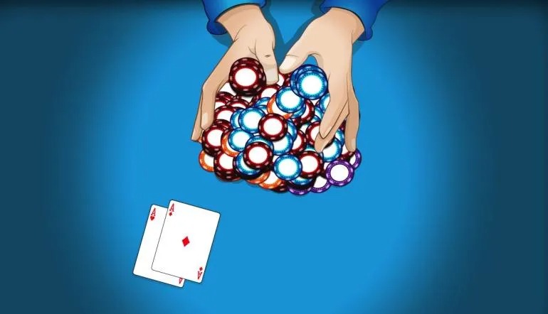 Împărțirea câștigurilor de către dealer de poker