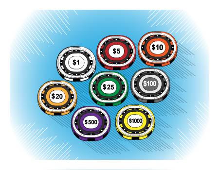 Stewart island side site Află valorile și culorile standard ale jetoanelor de poker