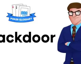 Ce înseamnă backdoor în poker?