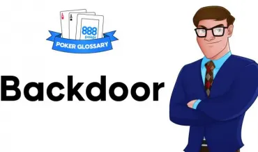 Ce înseamnă backdoor în poker?