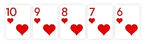 Reguli poker Chinta de culoare (Straight Flush)